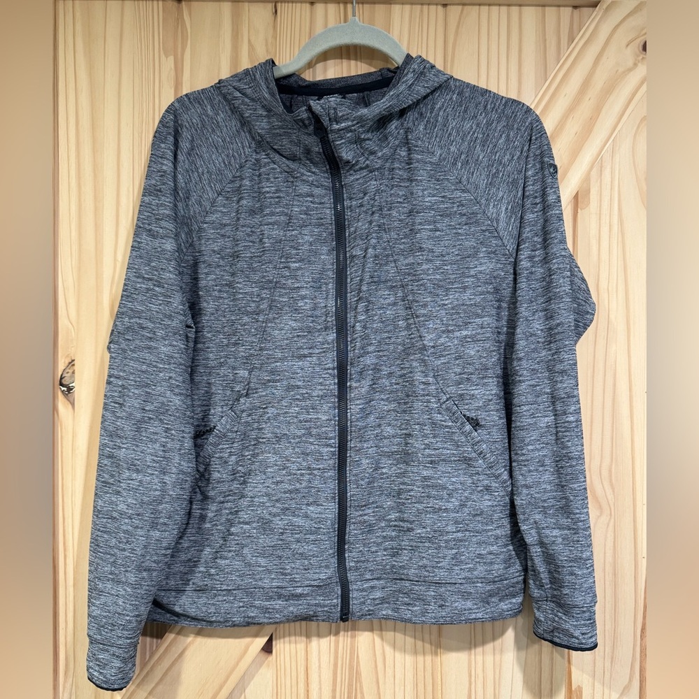 Kuhl Women’s Revivr Zip Up Hooded Sweat Shirt Gray Size Large - Picture 2 of 11